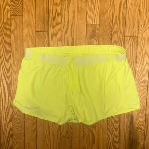 Under Armour Fluorescent Yellow Athletic Shorts